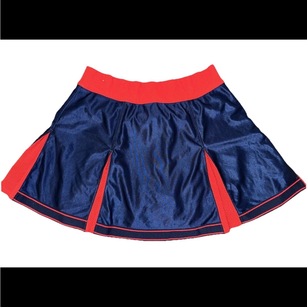 Nike Womens Medium Emma Raducanu Tennis Skirt Blue Red Large Pickleball Flaws - Picture 2 of 13